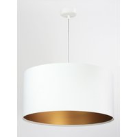 Hängeleuchte ROSIE Creme Gold Retro rund Esstisch von BPS Koncept