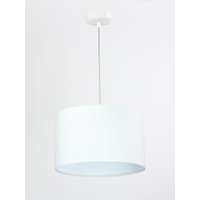 Hängeleuchte Weiß Retro Esstisch Stoff Lampe von BPS Koncept