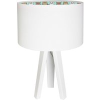 Kinderlampe Holzleuchte Mädchen Weiß Eulen Tisch Kinderlampe Holzleuchte Mädchen Weiß Eulen Tisch von BPS Koncept