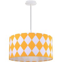 Pendelleuchte ERIK Weiß Orange rund Retro Esstisch von BPS Koncept