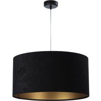 Pendelleuchte Esstisch Schwarz Gold Retro rund von BPS Koncept
