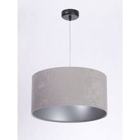 Pendelleuchte Grau Silber Stoff Esstisch Retro von BPS Koncept