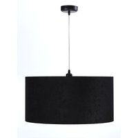 Pendelleuchte Schwarz Weiß Stoff Retro Esstisch von BPS Koncept