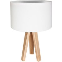 Tischleuchte ROSIE Weiß Silber Retro Dreibein 46cm Tischleuchte ROSIE Weiß Silber Retro Dreibein 46cm von BPS Koncept