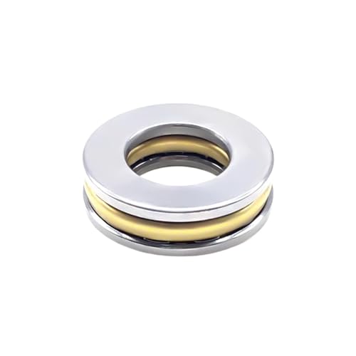 BPTPEVENZY 10 Stück Lager F5-12M 5 x 12 x 4 mm ABEC-7 Axialkugellager F5 12M in Miniatur mit Rillenbahn von BPTPEVENZY