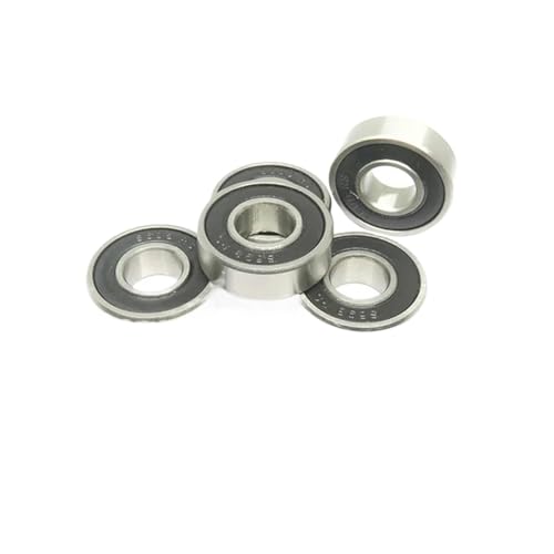 BPTPEVENZY 10 Stück S698RS Lager 8x19x6 698RS Edelstahllager S698 2RS Tiefkegellager 8 * 19 * 6 693 694 695 696 697 RS 2RS DD(S699-2RS 9x20x6mm) von BPTPEVENZY