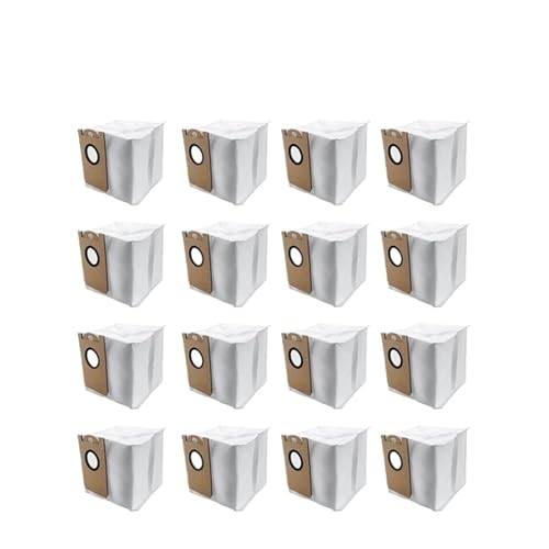 Roboterteile Staubsammelbeutel, Großes Fassungsvermögen, 2,5 L, Stoffbeutel, Kompatibel Mit Proscenic, M7 Pro, M8 Pro, Staubsaugerzubehör(16pcs) von BPYCUKDWP
