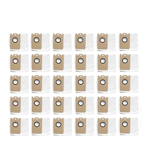 Roboterteile Staubsammelbeutel, Großes Fassungsvermögen, 2,5 L, Stoffbeutel, Kompatibel Mit Proscenic, M7 Pro, M8 Pro, Staubsaugerzubehör(30pcs) von BPYCUKDWP