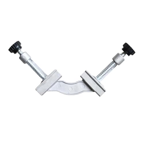 Adjustable Tube Clamp for Welding and Woodworking, Aluminum Alloy Right Angle Corner Cla-mp for Welding Stainless Steel Tube Woodworking Cabinet Making(Silver-a) von BQLFPOIHP