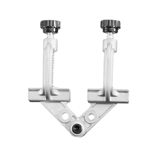 Adjustable Tube Clamp for Welding and Woodworking, Aluminum Alloy Right Angle Corner Cla-mp for Welding Stainless Steel Tube Woodworking Cabinet Making(Silver-b) von BQLFPOIHP