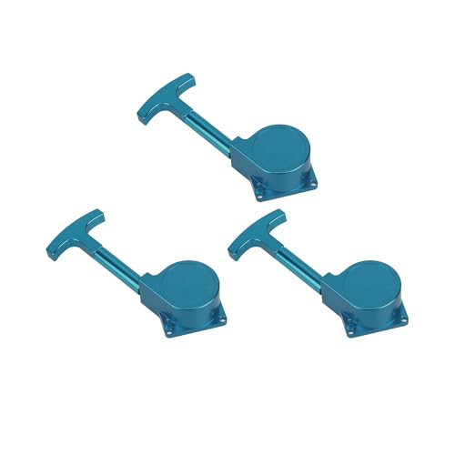 BQLZR 3 x R020 blaue Upgrade-Teile aus Aluminiumlegierung RC Auto Seilzugstarter für Vertex 18 Nitro-Motor von BQLZR