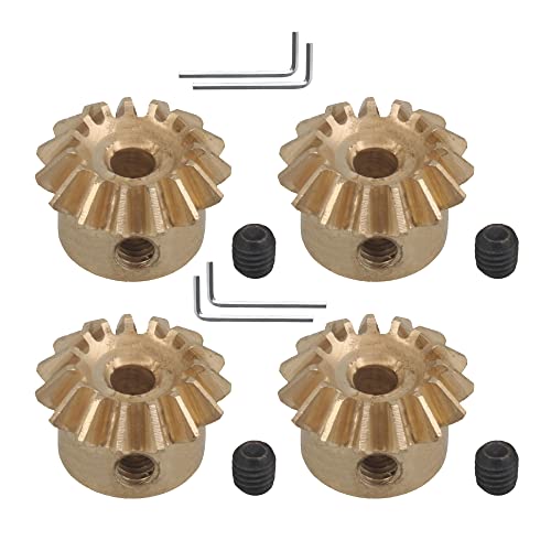 BQLZR 4 Stück Kegelgetriebe für Kfz-Anwendung 3mm Innenloch 0,8 Modul 15 T BQLZR 4 Stück Kegelgetriebe für Kfz-Anwendung 3mm Innenloch 0,8 Modul 15 T von BQLZR