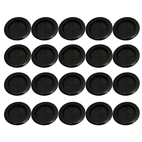 BQLZR 40mm Schwarz Runde Form Einseitig Geschlossen Leere Gummidraht Ösen Dichtungen Schutzring Heimwerkerpackung mit 20 Stück BQLZR 40mm Schwarz Runde Form Einseitig Geschlossen Leere Gummidraht Ösen Dichtungen Schutzring Heimwerkerpackung mit 20 Stück von BQLZR