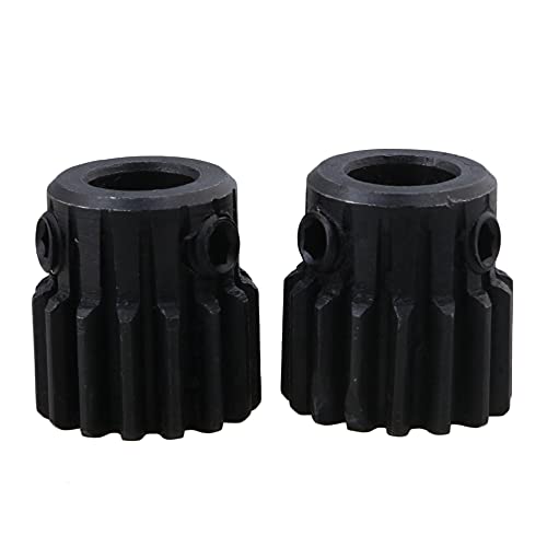 BQLZR 45 Stahl 8 mm Lochdurchmesser Motor Metall Zahnrad Top Schrauben 15T Nummer für Hardware 2 Stück BQLZR 45 Stahl 8 mm Lochdurchmesser Motor Metall Zahnrad Top Schrauben 15T Nummer für Hardware 2 Stück von BQLZR