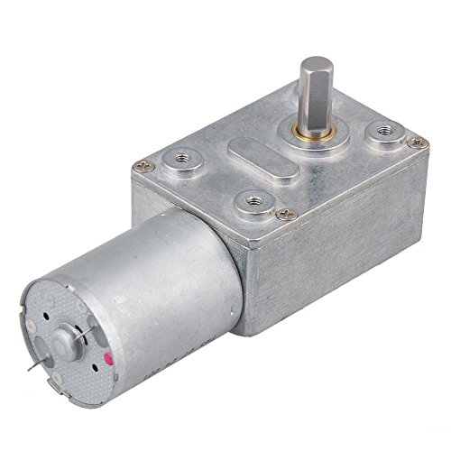 BQLZR DC 12V 2RPM Quadratisch hohe Drehmomente Turbo Schnecken Getriebe Motor Rechtwinklig Getriebemotor Langlebig Bequem von BQLZR