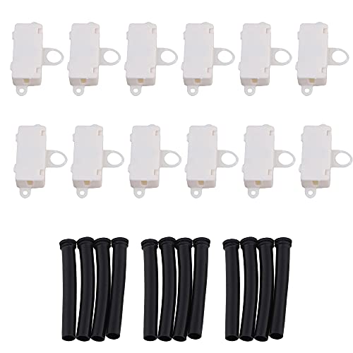 BQLZR Mini-Kabelabzweigdose T06-MM02P Kabelhülse 12 Stück Beige von BQLZR