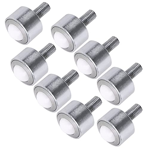 BQLZR Nylon Rolling Ball Stahl Transfer Bearing Caster 1.5 cm 45,9 kg Kapazität 8 Stück von BQLZR