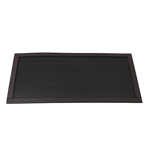BQLZR 12 x 24 x 0,05 cm Kunststoff-PVC-Ventilator für Haus, quadratisch, Schwarz von BQLZR