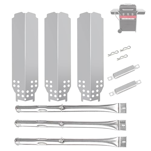 BQMAX Ersatzteile für Charbroil Gas2Coal Gas/Holzkohle Hybrid Grill 463370516 463370519, Reparatursatz für Charbroil Gas2Coal 463278418 463278419 G421-00000000001 - W1 G. 553-0002-W1A, Edelstahl von BQMAX