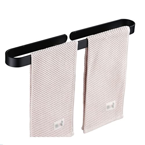 BQQQ Handtuchhalter, Handtuchregal, Platz, Aluminium-Handtuchhalter, Handtuchhalter, Badezimmer-Handtücher, Kleiderbügel, schwarz, Wandbehang, Handtuchhalter, Lagerregal, Handtuchhalter BQQQ Handtuchhalter, Handtuchregal, Platz, Aluminium-Handtuchhalter, Handtuchhalter, Badezimmer-Handtücher, Kleiderbügel, schwarz, Wandbehang, Handtuchhalter, Lagerregal, Handtuchhalter von BQQQ