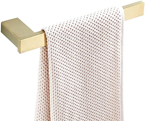 BQQQ Handtuchhalter, gebürstetes Gold, Badezimmer-Zubehör-Sets, Handtuchhaken, Toilettenpapierhalter, Handtuchring, Handtuchstange, an der Wand montierter Handtuchhalter aus Edelstahl f BQQQ Handtuchhalter, gebürstetes Gold, Badezimmer-Zubehör-Sets, Handtuchhaken, Toilettenpapierhalter, Handtuchring, Handtuchstange, an der Wand montierter Handtuchhalter aus Edelstahl f von BQQQ