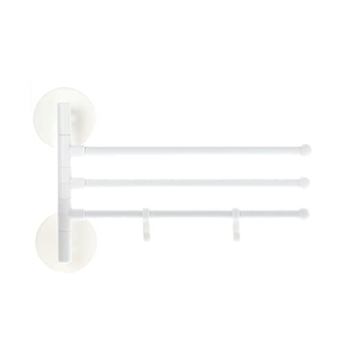 BQQQ Handtuchhalter Handtuchregal Badezimmer Schwenkbarer Handtuchhalter Kleiderbügel Schaukel Handtuchhalter Mit Haken Selbstklebender Wand-Handtuchhalter Bad Aufbewahrungsregal Handtu BQQQ Handtuchhalter Handtuchregal Badezimmer Schwenkbarer Handtuchhalter Kleiderbügel Schaukel Handtuchhalter Mit Haken Selbstklebender Wand-Handtuchhalter Bad Aufbewahrungsregal Handtu von BQQQ