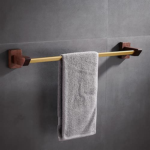BQQQ Handtuchhalter aus Holz,Badezimmer-Zubehör-Set,Handtuchhalter,Bademantelhaken,Toilettenpapierhalter,Handtuchhalter Handtuchstange von BQQQ