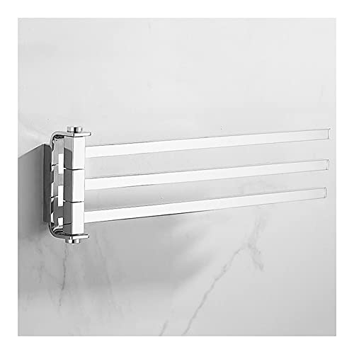 BQQQ Handtuchhalter aus Messing für Badezimmer, Handtuchstange, an der Wand montiert, verchromt, schwenkbar, mit Schwenkarm, Badezimmer, WC-Handtuchhalter, Badezimmerzubehör für Badezim BQQQ Handtuchhalter aus Messing für Badezimmer, Handtuchstange, an der Wand montiert, verchromt, schwenkbar, mit Schwenkarm, Badezimmer, WC-Handtuchhalter, Badezimmerzubehör für Badezim von BQQQ