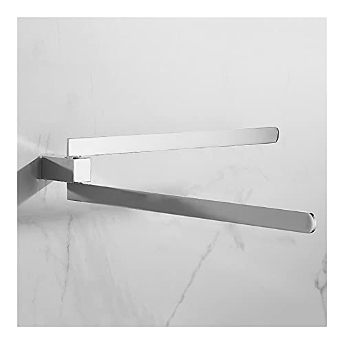 BQQQ Handtuchhalter aus Messing für Badezimmer, Handtuchstange, an der Wand montiert, verchromt, schwenkbar, mit Schwenkarm, Badezimmer, WC-Handtuchhalter, Badezimmerzubehör für Badezim BQQQ Handtuchhalter aus Messing für Badezimmer, Handtuchstange, an der Wand montiert, verchromt, schwenkbar, mit Schwenkarm, Badezimmer, WC-Handtuchhalter, Badezimmerzubehör für Badezim von BQQQ