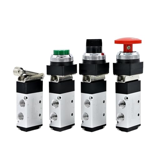 BQSLUMLZU 1 Pcs Mechanische Ventil Manuelle Ventil Zylinder Steuerventil Roller Pneumatische Schalter MSV86522 2-bit 5-Weg(MSV86522-EB,8mm Joint) von BQSLUMLZU
