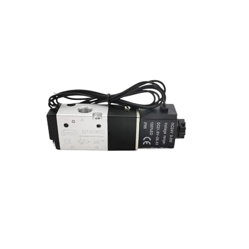 BQSLUMLZU 1 STÜCKE 3V110-06NC Magnetluftventil 1/8 "12mm2 0,15-0.8MPa Normal Geschlossen 3/2-wege-magnetventil(AC110V) von BQSLUMLZU