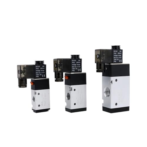 BQSLUMLZU 1 STÜCKE 3V210-08 pneumatisches Magnetventil Ventil Zweipositions-Dreiwegeventil 220 Spule 24 V elektronisches Ventil(DC24V,3V210-08) von BQSLUMLZU