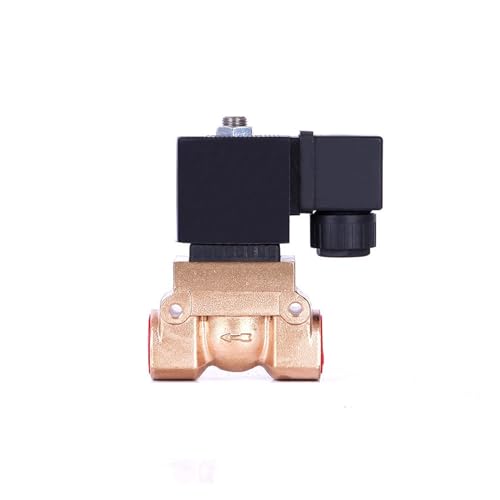 BQSLUMLZU 1PCS 1/4" Normalerweise geschlossenes Magnetventil 50 Bar DN8 220V 110V 24V 12V(BSP-12VDC) von BQSLUMLZU
