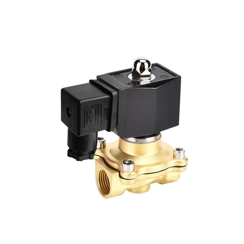 BQSLUMLZU 1PCS DN15 Messing IP65 wasserdichte Flüssigkeit Magnetventil Normalerweise Geschlossen Normalerweise Offen Magnetventil(24VDC-Normally Open) von BQSLUMLZU
