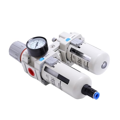 BQSLUMLZU AC-Serie FRL Doppelte Luftquellenbehandlung AC2010/AC3010/AC4010/AC5010 Öl-Wasser-Abscheider Druckregulierfilter(AC4010-06D) von BQSLUMLZU