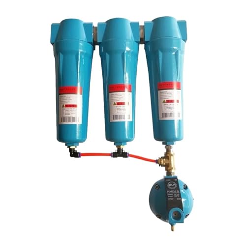 BQSLUMLZU Geeignet for automatische trockene 1-1/2 Zoll Öl-Wasser-Trenner 024 Q/P/S/C Luftkompressor Zubehör Druckluft Präzisionsfiltertrockner(Set 1) von BQSLUMLZU