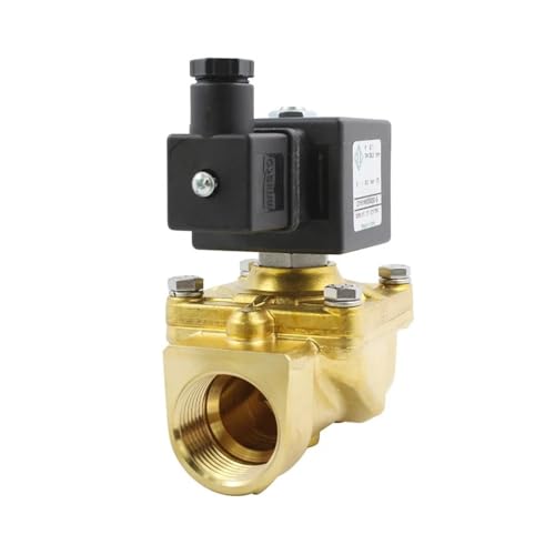 BQSLUMLZU Magnetventil 21H11K0V120 21H12K0V120 21H13K0V190 21H14K0V250 24V 220V 12V Magnetventil for Wasser Öl Gas(Dc24) von BQSLUMLZU