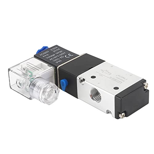 BQSLUMLZU Pneumatisches Magnetventil 3V210-06/08 DC12V 24V AC110V 220V 3-Wege-2-Positionen-Luftwegeventil Gasmagnetventil 1St(3v210-06 DC24V) von BQSLUMLZU