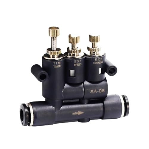 BQSLUMLZU SA-06 08 10 einstellbare pneumatische Puffer Joint Externe ANA Geschwindigkeit regulierung ventil Zylinder Geschwindigkeit regulierung Drossel ventil(SA-06) von BQSLUMLZU