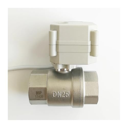 BQSLUMLZU TFM25-S2-C Proportionalventil 2-Wege-Messing 1 Zoll DN25 0-5 V 0-10 V 4-20 mA Regelventil DC9-24 V 5 Drähte for HVAC-Wassersteuerung(Bsp,Output 4-20MA-0V to 10V) von BQSLUMLZU