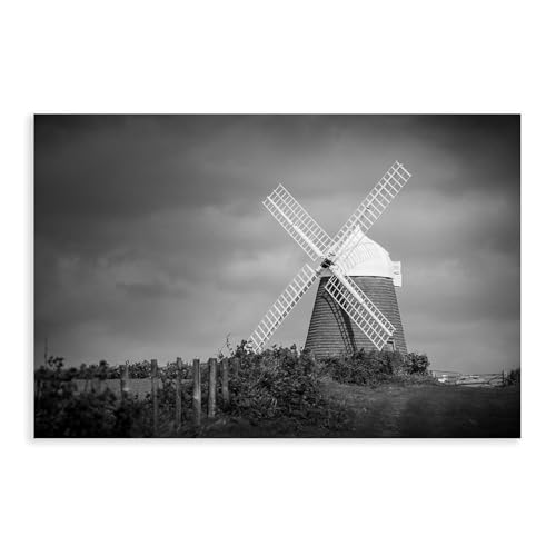 BQUWR Harnack Windmühlen-Kunstposter auf Leinwand, Poster, Schlafzimmer, Dekoration, Landschaftsdekoration, Geschenk, 30 x 45 cm BQUWR Harnack Windmühlen-Kunstposter auf Leinwand, Poster, Schlafzimmer, Dekoration, Landschaftsdekoration, Geschenk, 30 x 45 cm von BQUWR