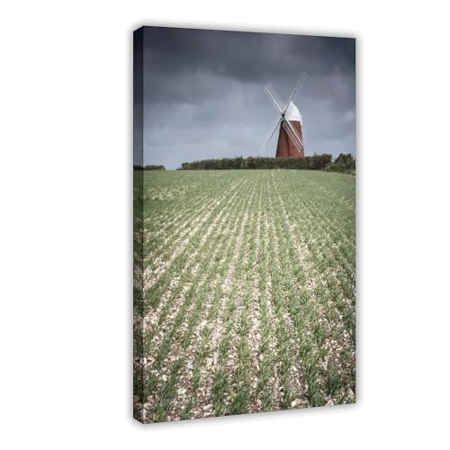 BQUWR Harnack Windmühlen-Poster, Leinwand, Poster, Schlafzimmer, Dekoration, Landschaftsdekoration, Geschenk, 60 x 90 cm BQUWR Harnack Windmühlen-Poster, Leinwand, Poster, Schlafzimmer, Dekoration, Landschaftsdekoration, Geschenk, 60 x 90 cm von BQUWR