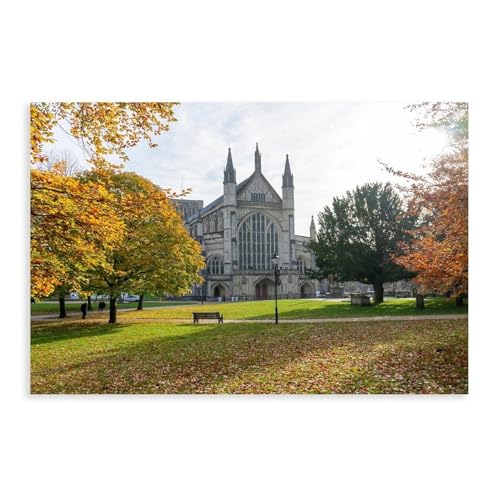 BQUWR Winchester Kathedralen-Poster, Leinwand-Poster, Wandkunstdruck, Bild, Gemälde, 20 x 30 cm BQUWR Winchester Kathedralen-Poster, Leinwand-Poster, Wandkunstdruck, Bild, Gemälde, 20 x 30 cm von BQUWR