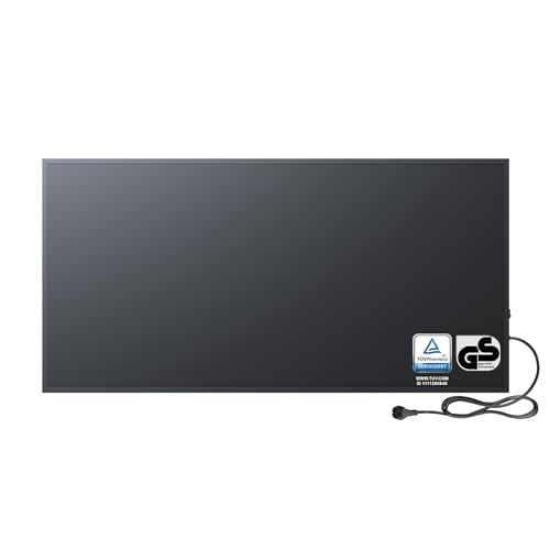 BR Bringer Infrarotheizung 1200 Watt - Infrarot Elektroheizung Energiesparend - 5 Jahre Garantie, TÜV GS - Deutsche Qualitätsmarke (schwarz) BR Bringer Infrarotheizung 1200 Watt - Infrarot Elektroheizung Energiesparend - 5 Jahre Garantie, TÜV GS - Deutsche Qualitätsmarke (schwarz) von BR Bringer