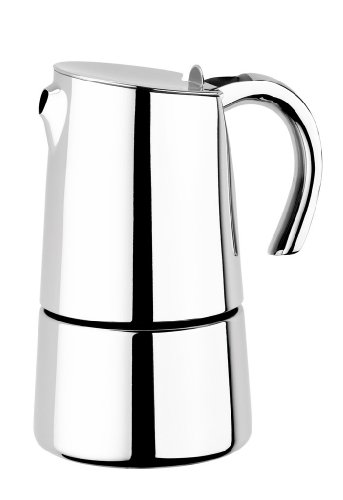 BRA Bella Kaffeemaschine Edelstahl 18/10, 4 Tassen, Silber von BRA