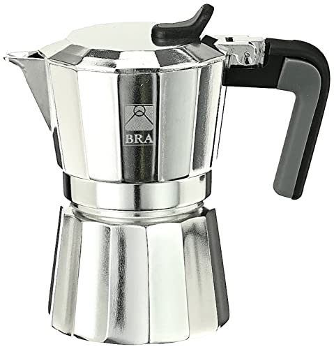 BRA Deluxe | Kaffeemaschine, Metall, Silber, 3 Tassen BRA Deluxe | Kaffeemaschine, Metall, Silber, 3 Tassen von BRA