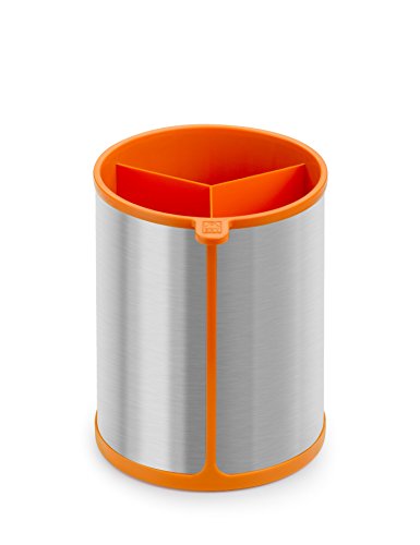 BRA Efficient Bote Rotation für Küchenutensilien, Edelstahl, Orange, 14,5 x 15 x 18 cm, 1 Stück von BRA