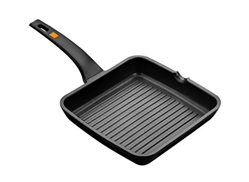 BRA Effizient Grillpfanne, Aluminium, Schwarz, 16.9 cm von BRA