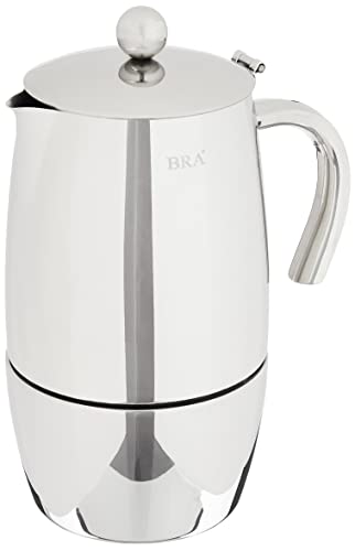 BRA Magna Kaffeemaschine, Edelstahl 18/10, 10 tasses, Silber von BRA