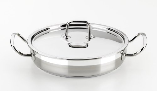 BRA Profesional | Drehspieß mit Deckel, 30 cm, Edelstahl 18/10 von BRA